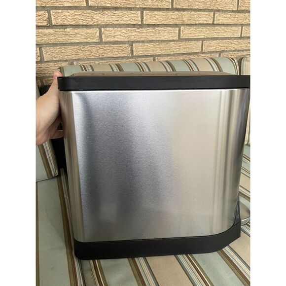 NWOT SimpleHuman 10L Butterfly Trash Can - Picture 4 of 6